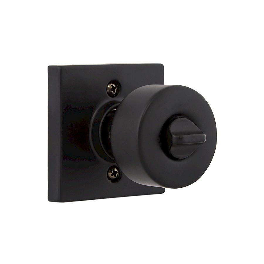 Cerradura Pomo Bilbao Privacidad Hierro Negro