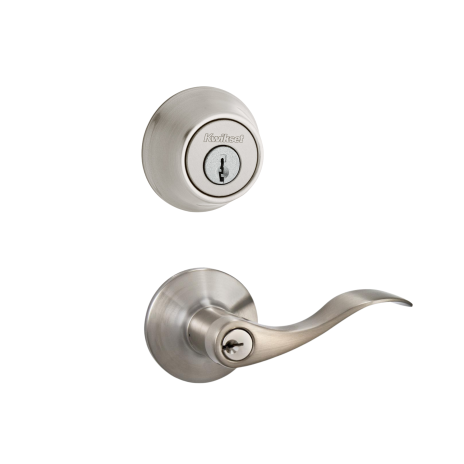 Cerradura Combo Queen Cilindro Sencillo Níquel Satinado