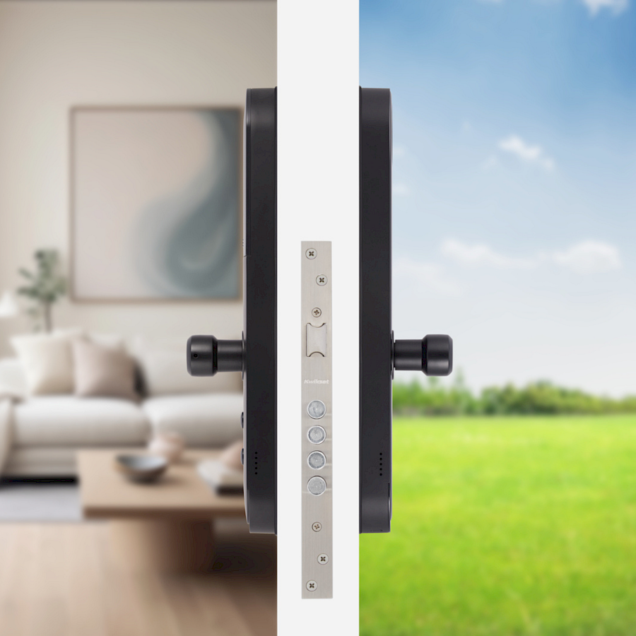 Cerradura Electrónica Spectra Entrada Hierro Negro